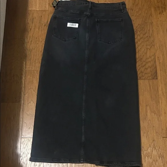 a.n.a Charcoal denim  Maxi Skirt - Picture 4 of 5